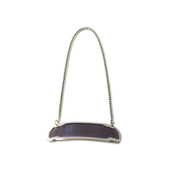 Purple Floral Adult Brass Urn